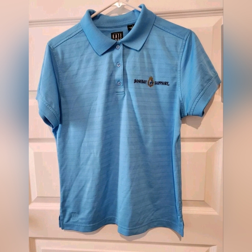 Blue Kate Lord Golf Shirt with Bombay Sapphire Logo